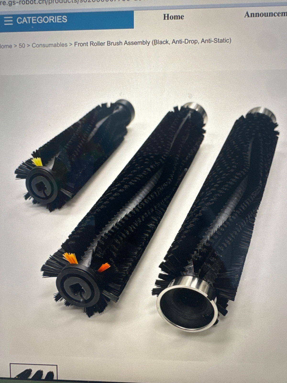 Walzenbürste vorne Scrubber 50/OMNIE (Anti-Drop)